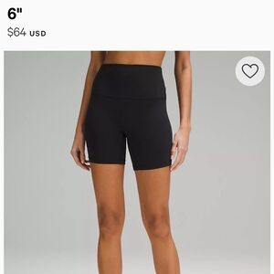 Lululemon Align 6” short